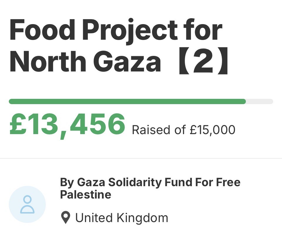 “£13,456 Raised of £15,000“