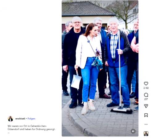 Instagram-Reel, Quelle: https://www1.wdr.de/nrw/ruhrgebiet/gelsenkirchen/gelsenkirchen-entsetzen-afd-video-putzen-100.html