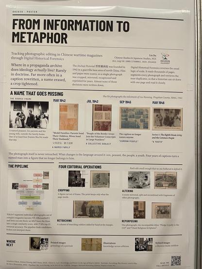 Poster: from information to metaphor - tracking photographs in Chinese wartime magazines 